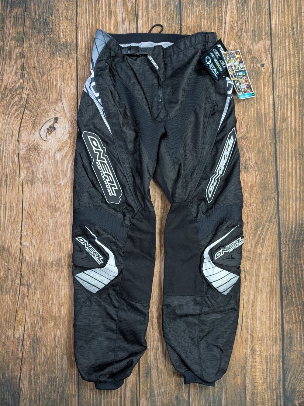 O’NEAL ELEMENT MOTOCROSS PANTS RACING RIDING Adult Sz 30 Black/White